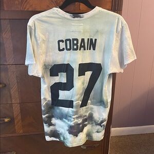 Cobain Cloud Print Men's T-Shirt